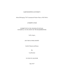 The Transnational Modern Dance of Itō Michio a DISSERTATION