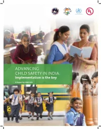 ADVANCING CHILD SAFETY in INDIA: Implementation Is the Key a Report by NIMHANS NATIONAL INSTITUTE of MENTAL HEALTH & NEURO SCIENCES