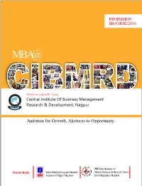 Cibmrd Mba Prospectus 2020