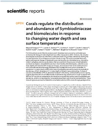 Corals Regulate the Distribution and Abundance of Symbiodiniaceae
