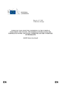 EUROPEAN COMMISSION Brussels, 10.7.2020 COM(2020) 306 Final