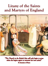 Litany of Saints and Martyrs V7