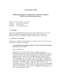 Annual Report 2004 Multimedia Systems and Applications