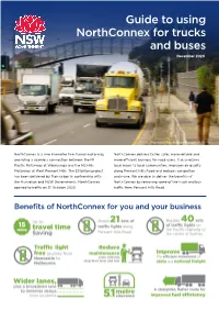 Guide to Using Northconnex for Trucks and Buses December 2020