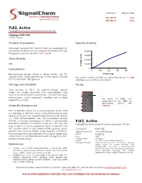 PLK2, Active Full Length Recombinant Protein Expressed in Sf9 Cells