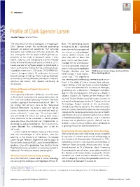 Profile of Clark Spencer Larsen PROFILE