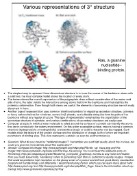 Various Representations of 3° Structure 1