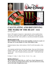 13. Calculating and Identifying the Mark of the Beast