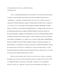 A Reconsideration of Sin, Grace, and the Reformation Christopher Ocker