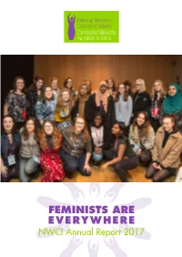 FEMINISTS ARE EVERYWHERE NWCI Annual Report 2017