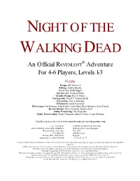 Night of the Walking Dead