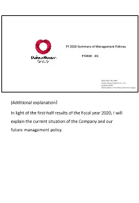 Nov. 19, 2020 Presentation Summary