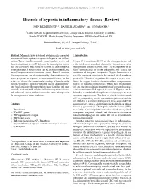 The Role of Hypoxia in Inflammatory Disease (Review)