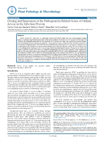 Cloning and Expression of the Pathogenicity-Related Genes Of