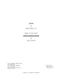 DEXTER by James Manos, Jr. Based on the Novel Darkly Dreaming