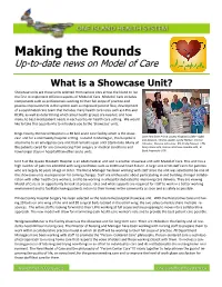Making the Rounds Up-To-Date News on Model of Care