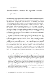 Plotinus and the Gnostics: the Tripartite Tractate?