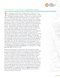 SHORT HISTORY of HANOVER SQUARE (Edited by Brian G