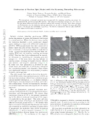 Distinction of Nuclear Spin States with the Scanning Tunneling Microscope