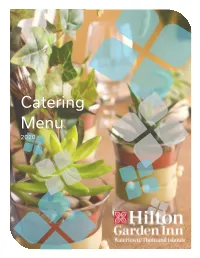 Catering Menu 2020