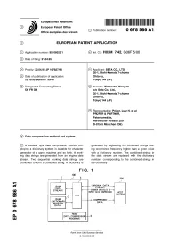 Data Compression Method and System