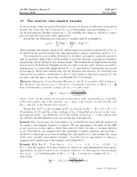 19 the Analytic Class Number Formula