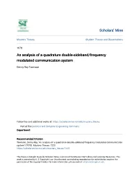 An Analysis of a Quadrature Double-Sideband/Frequency Modulated Communication System