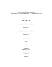 Discourse, Disease and Displacement: Interrogating Selected South African Textual Constructions of Aids