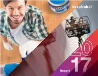 Akzonobel Report 2017 Akzonobel in 2017 at a Glance