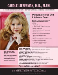 Carole Lieberman, M.D., M.P.H