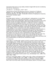 Subsurface Structure of Long Valley Caldera Imaged with Seismic Scattering and Intrinsic Attenuation J