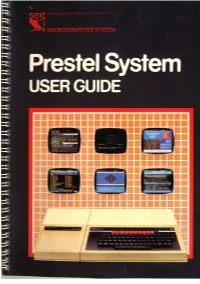 Acorn Prestel System User Guide