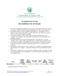 Diazinon Use Summary