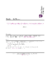 Durham E-Theses