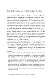 Historical Context and Social Function of 4 Ezra