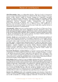 Notes on Contributors