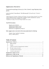 Table of Contents Supplementary Methods