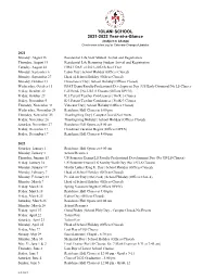'IOLANI SCHOOL 2021-2022 Year-At-A-Glance (Subject to Change) Check for Calendar Changes/Updates