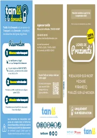 Proximité Sur Tanlib.Com Ou L’Appli, Rubrique Transport À La Demande
