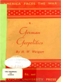 By H. W. Weigert