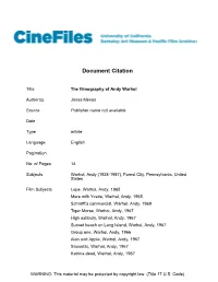 Cinefiles Document #7609