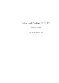 GCC User Manual