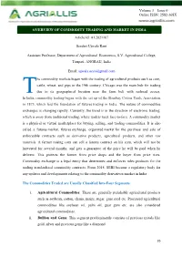 Overview of Commodity Trading and Market in India