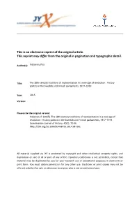 This Is an Electronic Reprint of the Original Article. This Reprint May Differ from the Original in Pagination and Typographic Detail