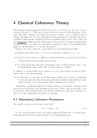 4 Classical Coherence Theory