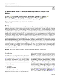 A Re-Evaluation of the Chaetothyriales Using Criteria of Comparative Biology