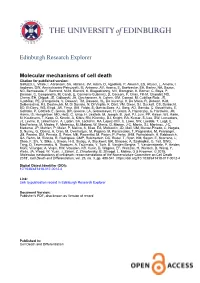 Molecular Mechanisms of Cell Death