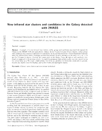 New Infrared Star Clusters and Candidates in the Galaxy Detected with 2MASS