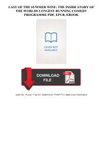 The Inside Story of the Worlds Longest-Running Comedy Programme Pdf, Epub, Ebook