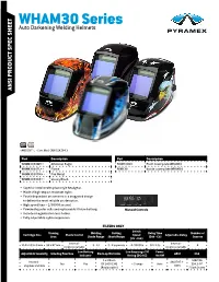 WHAM30 Series ANSI Product Sheet